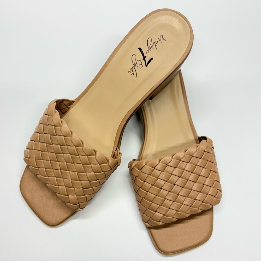 Vintage 7 Eight Mule Sandal with Heel | Tan | Size 10M
NWOT - Picture 2 of 10